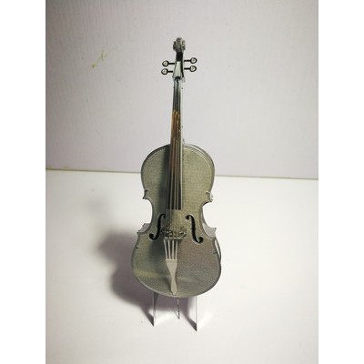 Mô Hình Lắp Ghép 3D Kim Loại Tự Ráp Đàn Cello Bass - Chưa Lắp