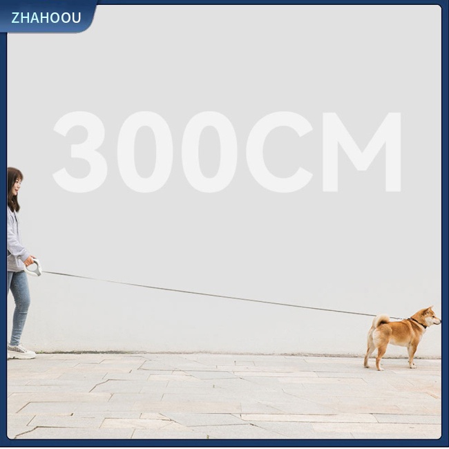 ☃Nhà☃ Dây Dắt Thú Cưng Đi Dạo Có Đèn Sạc Loại c Tự Động Thu Gọn Tiện Dụng