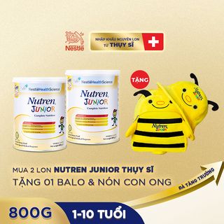 Exclusive Shopee Balo và nón con ong Combo 2 Thực phẩm dinh dưỡng Nutren