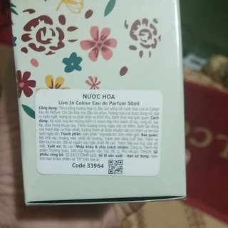 Nước hoa nữ Live in Colour