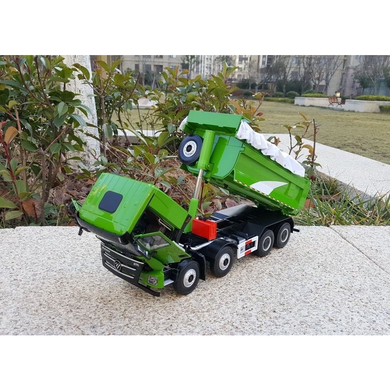 Xe mô hình xe tải Ben Foton Auman hợp kim 1:24