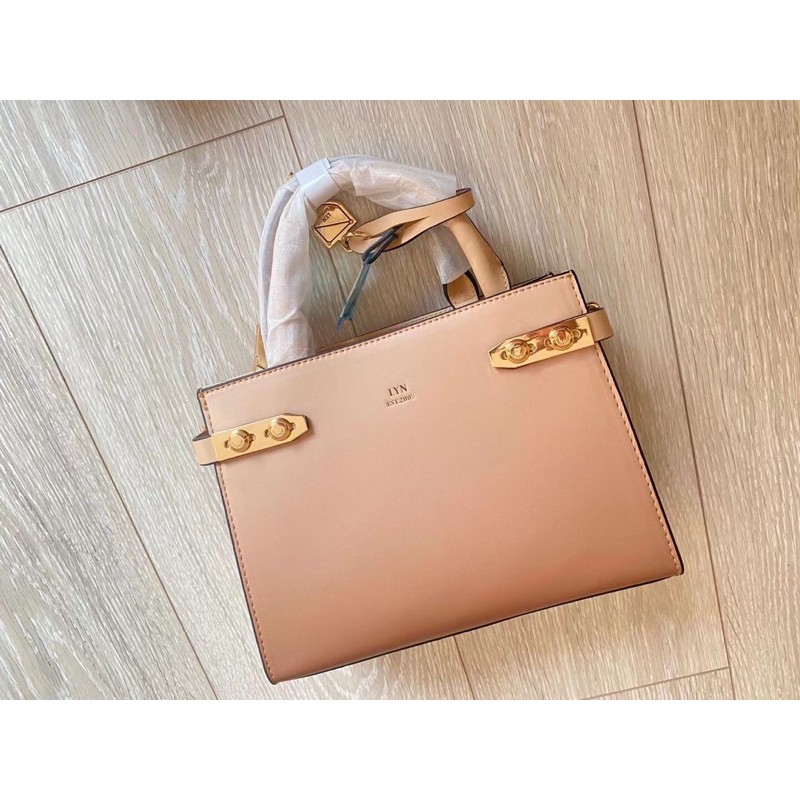 Túi LYN quai cầm màu loang size 23cm