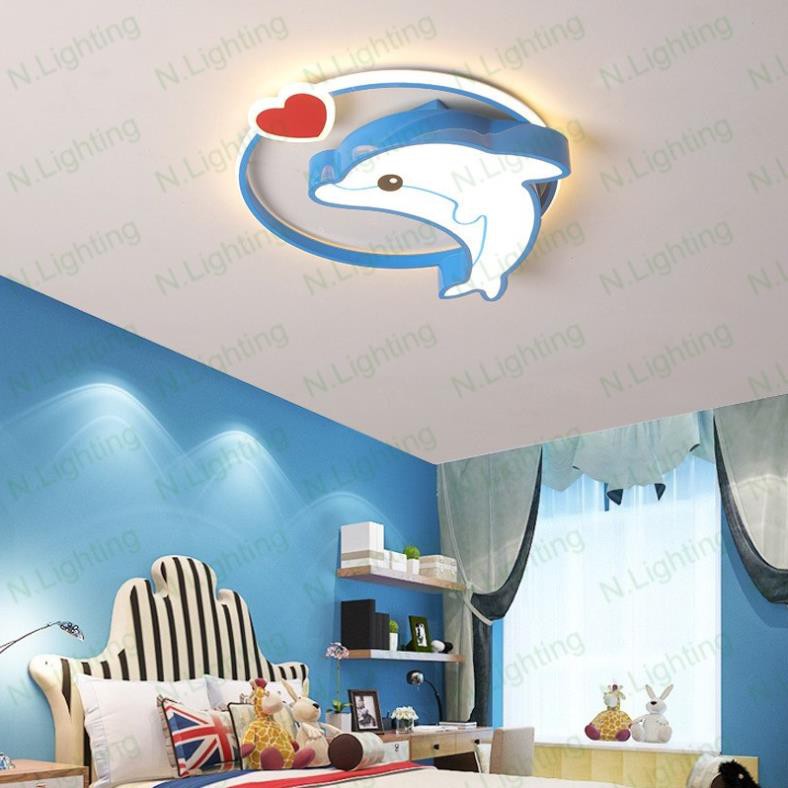 Đèn LED ốp trần phòng khách trang trí phòng ngủ ngộ nghĩnh cho bé