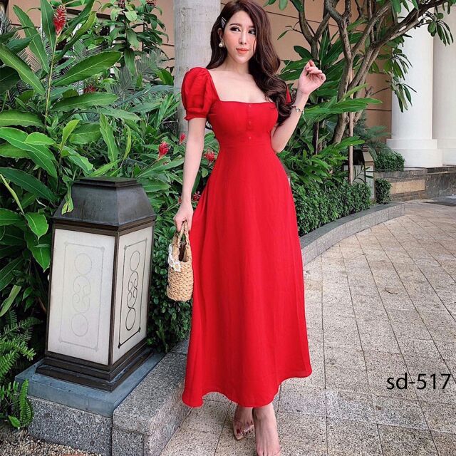 CHIẾC ĐẦM CHUẨN HOTGIRL😍😍😍
Diện vào trẻ ra 10 tuổi luôn ạ  
Mùa hè là chỉ những em này thôi