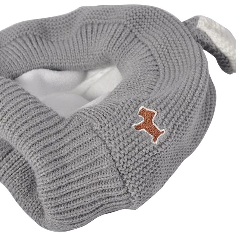 Mũ len hình tai thỏ dễ thương giữ ấm cho bé