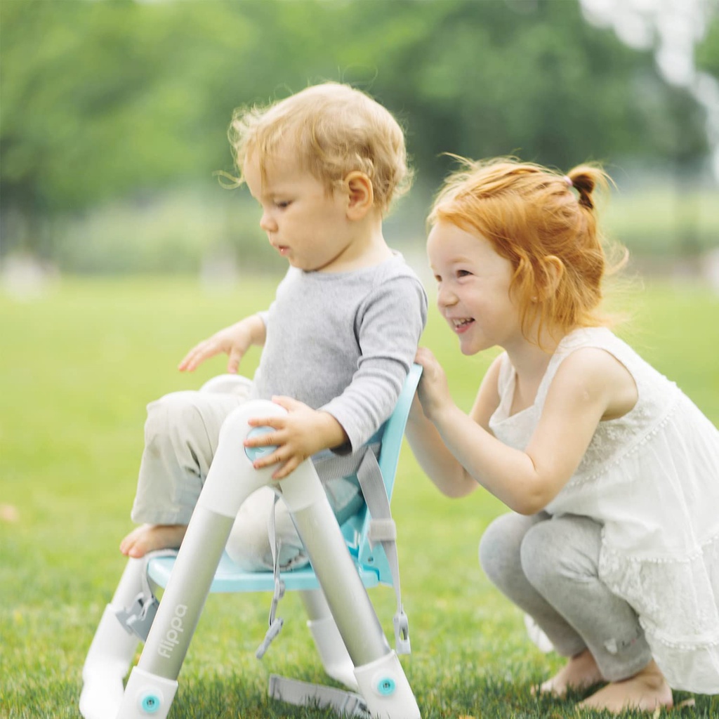 Ghế ăn dặm gấp gọn siêu nhẹ cho bé Apramo Flippa