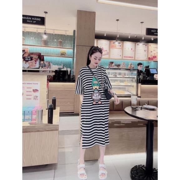 Váy Suông - Đầm Suông Vịt♥️ MADE From Rộng Dáng Dài Tới 75kg Bầu Mặc Xinh xmay MjnHa