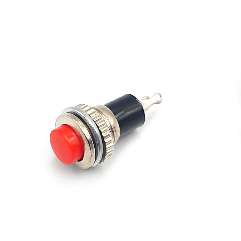 Nút Nhấn Đề 10MM🍀Công Tắc Nhấn Nhả Dùng Cho Mạch Quạt Mạch Trễ🍀Núm Nhấn 10MM Xanh Đỏ