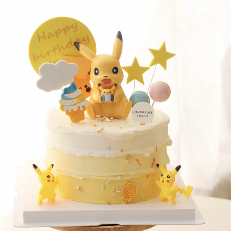 đồ trang trí bánh kem [FREESHIP] set cắm mây trăng sao xốp