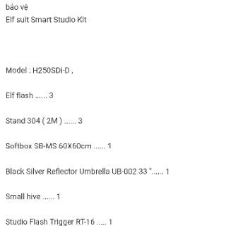Thanh lý Bộ đèn studio Mini Smart Kit GODOX 250SDI-D
