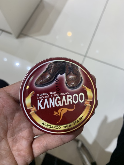 Xi đánh giày Kangaroo Hàn Quốc(Nâu) - Nhâp khẩu chính hãng