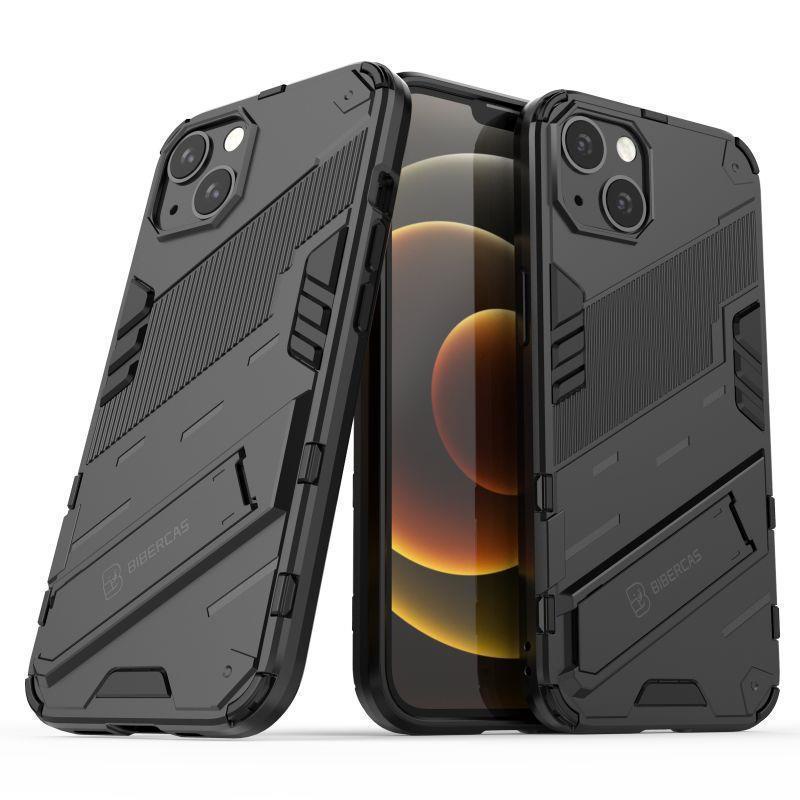 Ốp lưng Iphone 13 Ironman Ver5 chống sốc cao cấp kèm chân đế chống xem video 2 chiều cao cấp
