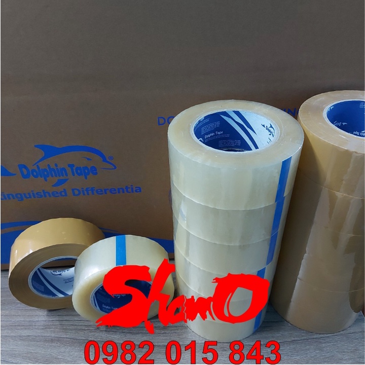 Băng keo đóng gói hàng hóa các màu Trong – Đục – Xanh – Nâu da bò – Hàng dễ vỡ - Không ồn – Băng dính OPP
