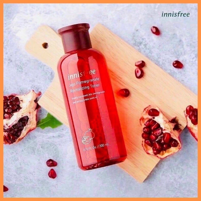 [HÀNG MỚI VỀ] Nước Hoa Hồng Toner Lựu Đỏ Innisfree Chống Lão Hoá Trắng Da 200ml | BigBuy360 - bigbuy360.vn