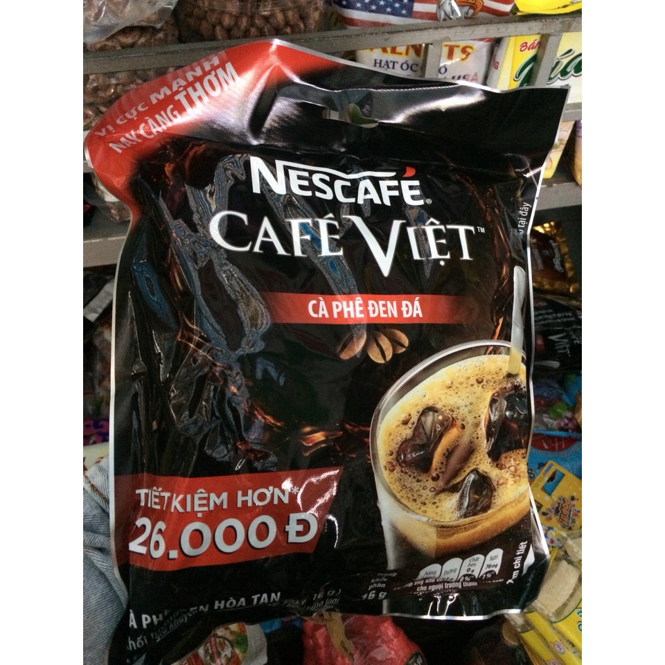 Cà phê đen đá NesCafé Café Việt 560g (35 gói x 16g) tiết kiệm thêm 26k. Date 06.2022 | BigBuy360 - bigbuy360.vn