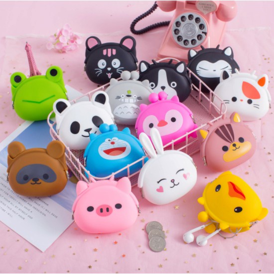 Ví bóp silicon hình thú cưng siêu đẹp - chọn mẫu