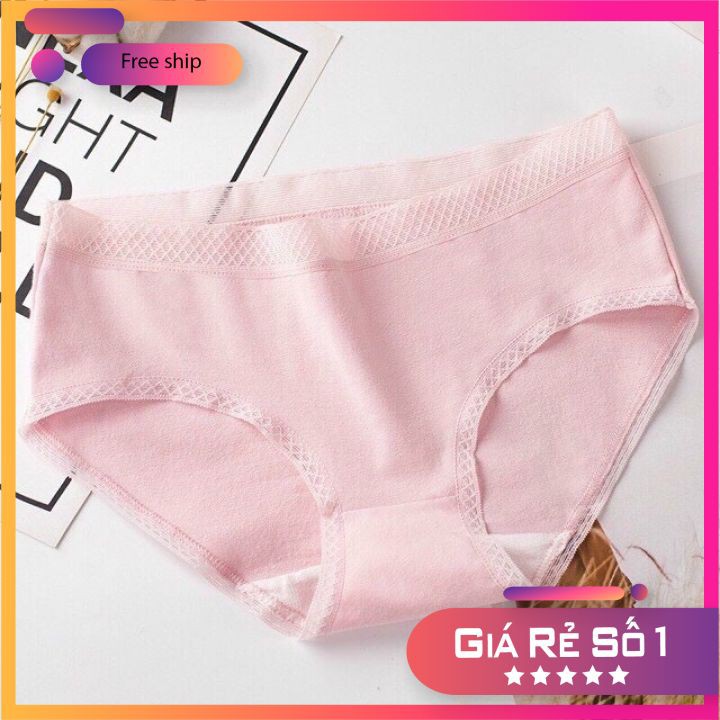 ❌ sale lẻ = sỉ ❌ Quần lót cotton nữ xuất khẩu ⛔️ Free Ship ⛔️ quần lót cotton mềm, dáng classic | BigBuy360 - bigbuy360.vn