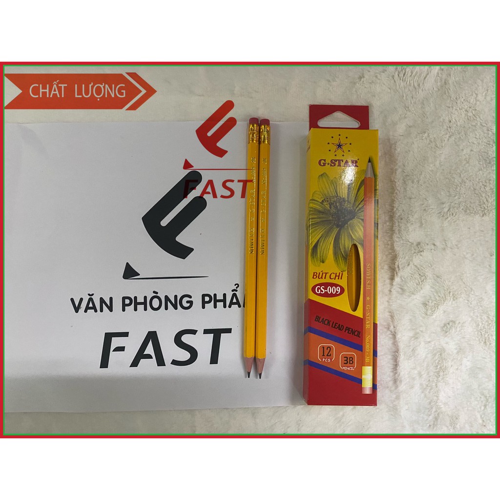 [Giao 2 Giờ] Combo 1 hộp Bút chì 3B G-Star - GS009