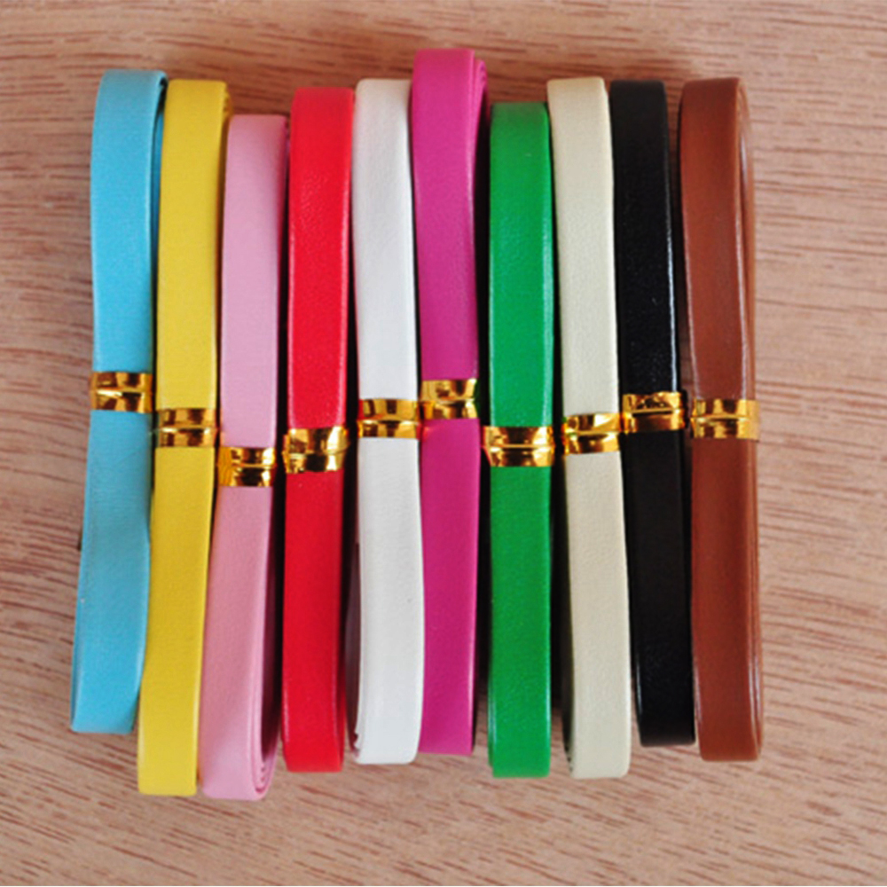 ❤LANSEL❤ High Quality Doll Waist Belts Super Mini Kids Educational Toys Handmade Belt Material DIY 10 colors Length 50cm Width 3/5mm Clothes Accessories/Multicolor