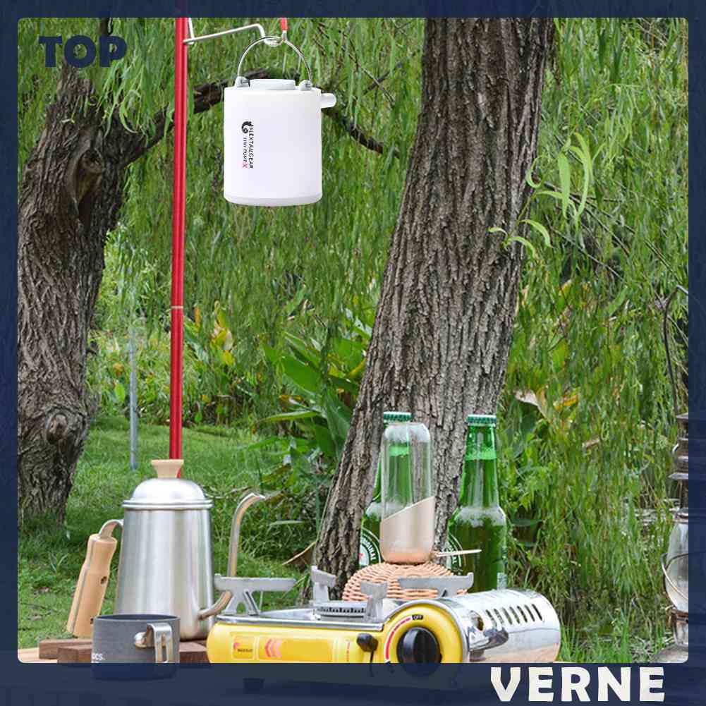 Bơm Hơi Mini VERNE Siêu Nhẹ Sạc USB Tiện Dụng Khi Đi Cắm Trại