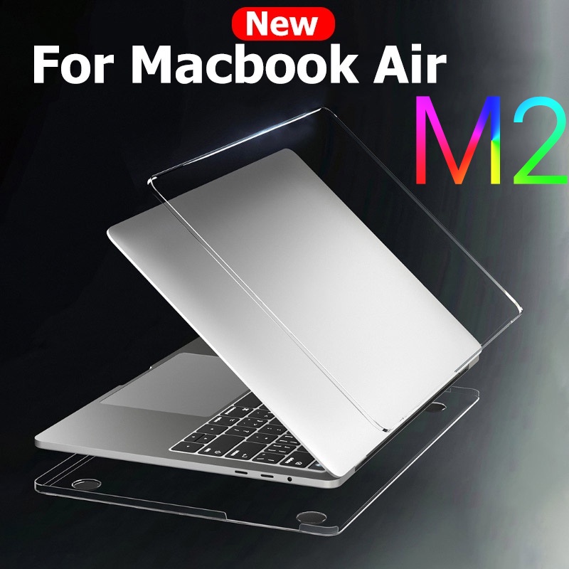 Miếng Dán Bảo Vệ Bàn Phím Cứng Màu Kem Nhám Mới 2022 Cho Macbook Air M2 A2681