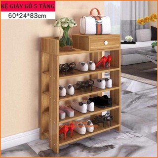 TỦ GIÀY GỖ 5 TẦNG BỀN ĐẸP