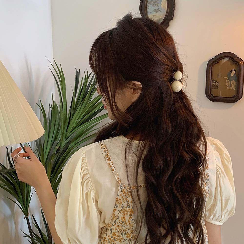 Kẹp Tóc Nhựa Acrylic Hình Quả Cherry Màu Sắc Ngọt Ngào Phong Cách Hàn Quốc