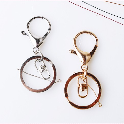 [Mã BM11COOL giảm 10% đơn bất kỳ] Móc Khóa - Phụ Kiện Kim Loại Mẫu Cứng Cáp Làm Handmade