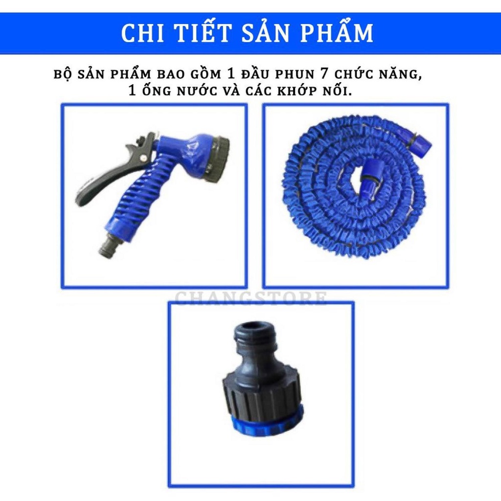 Vòi Xịt Giãn Nở, vòi dẫn nước Thông Minh 30m