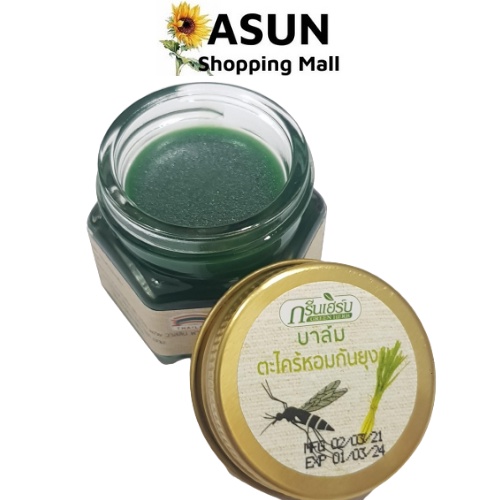 Dầu Cù Là Sả Xua Đuỗi Muỗi, Giảm Ngứa Green Herb Citronella Essence Balm 20g