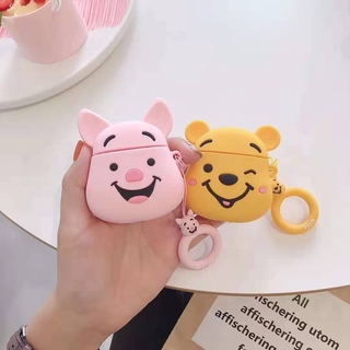 Ốp Bảo Vệ Hộp Đựng Tai Nghe Airpods 1 / 2 Hình Gấu Pooh Đáng Yêu