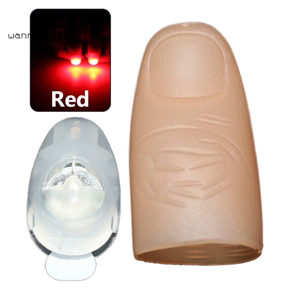 Bộ 2 đèn led dạ quang siêu sáng đeo ngón tay làm ảo thuật