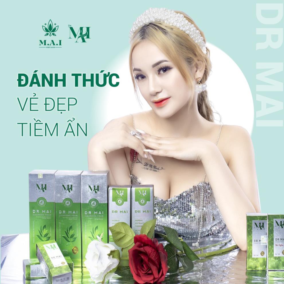 Sữa rửa mặt, sữa rửa mặt Dr Mai dành cho da dầu và da nhạy cảm, sạch sâu dịu nhẹ