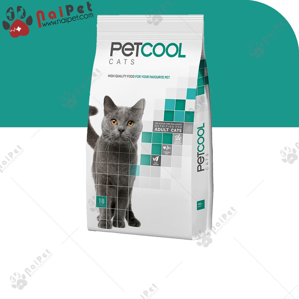 Thức Ăn Hạt Cho Mèo Trưởng Thành Petcool Cats 1.2kg