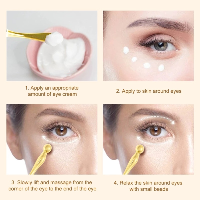 Que Hợp Kim Kẽm 9*77mm Dùng Để Trộn Kem Dưỡng Da Mắt / Mặt Nạ Chăm Sóc Da Chống Nếp Nhăn