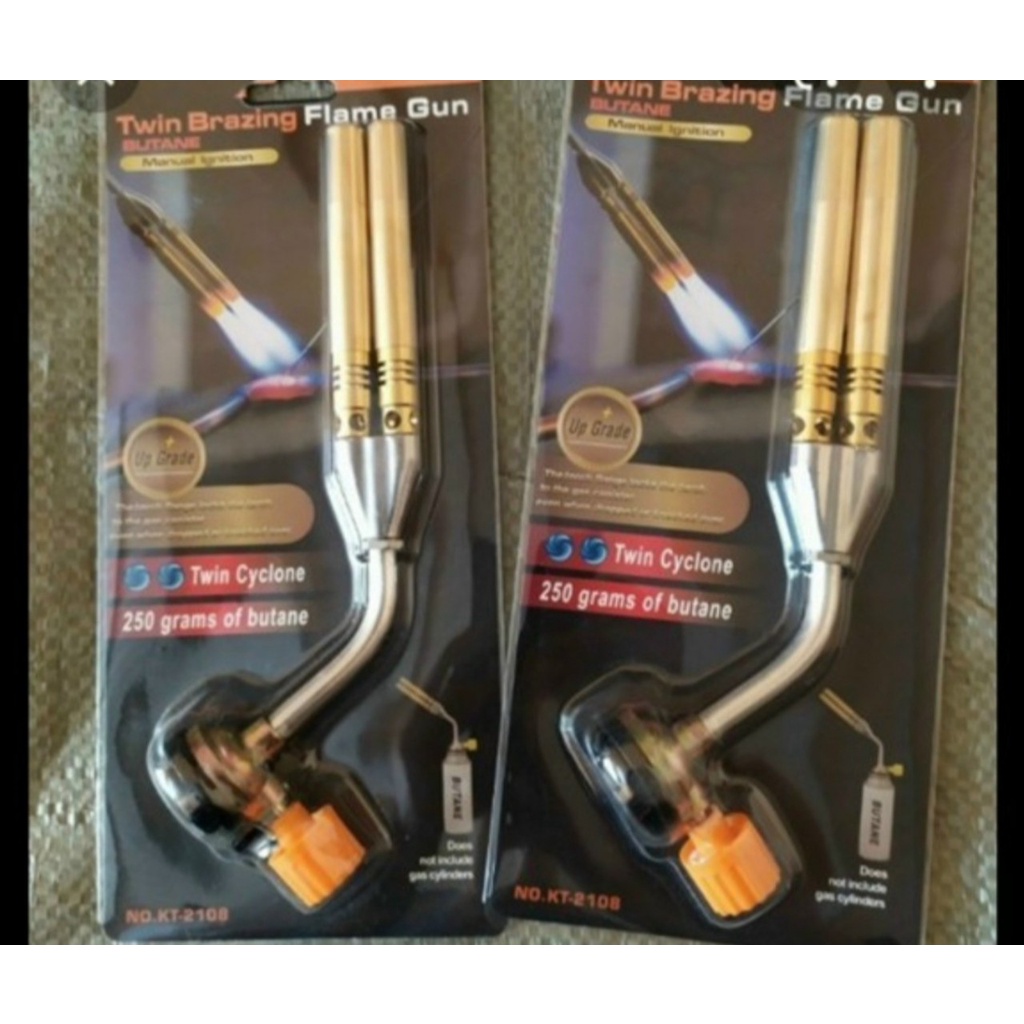 Đèn khò gas hàn ống đồng 2 đầu, khò ga mini 2 nòng(ống) tiện lợi hàng đẹp giá rẻ - diennuocvutu