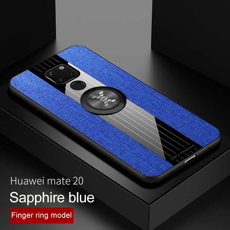 Ốp Lưng Điện Thoại Kiểu Dáng Thời Trang + Nhẫn Giữ Dành Cho Huawei Mate 20x 20 Pro