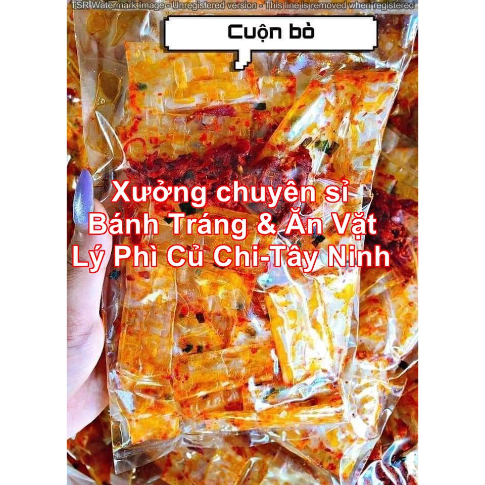 Combo bánh tráng cuộn tôm