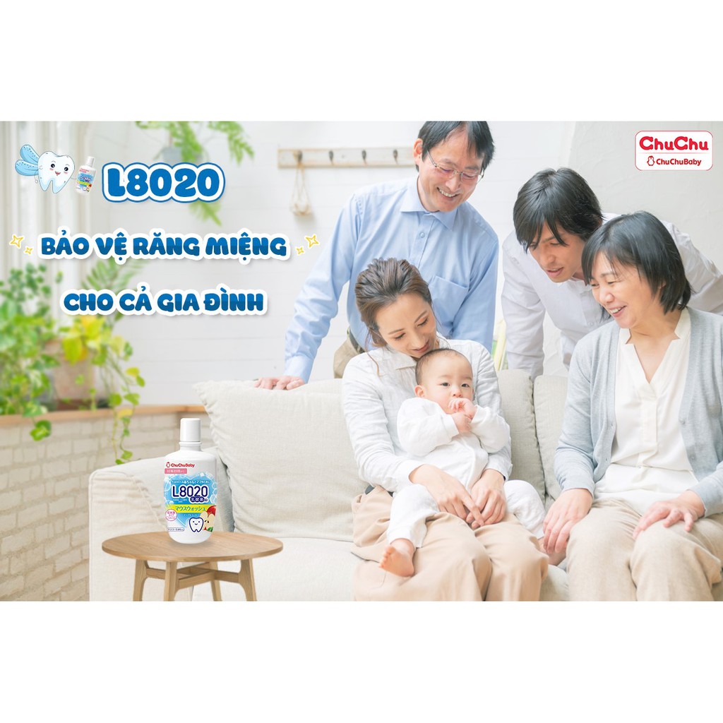 Viên Ngậm Lợi Khuẩn Ngừa Sâu Răng L8020 Chuchu Baby Vị Nho 90 Viên