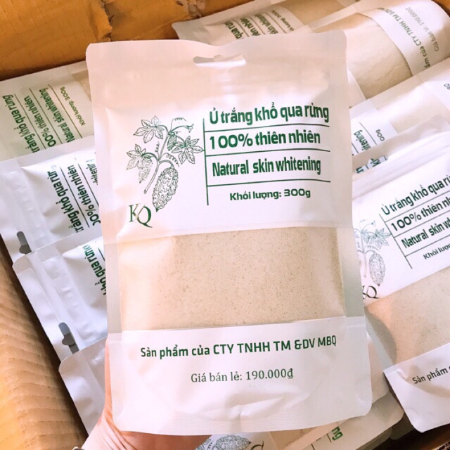 Ủ TRẮNG KHỔ QUA RỪNG MẪU MỚI TRÊN BAO BÌ CÓ CHỮ MAINACO