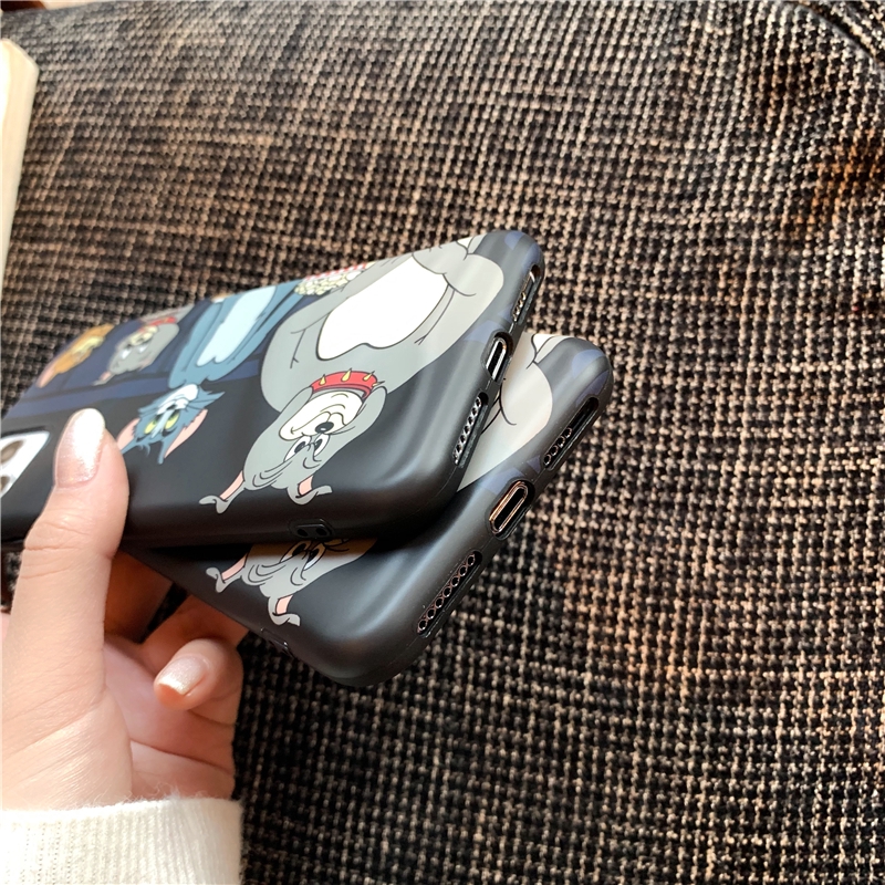 Ốp điện thoại in hình mèo Tom đáng yêu nhiều mẫu mã cho điện thoại iPhone 11 Pro MAX i7 i8 plus XR XS MAX | BigBuy360 - bigbuy360.vn