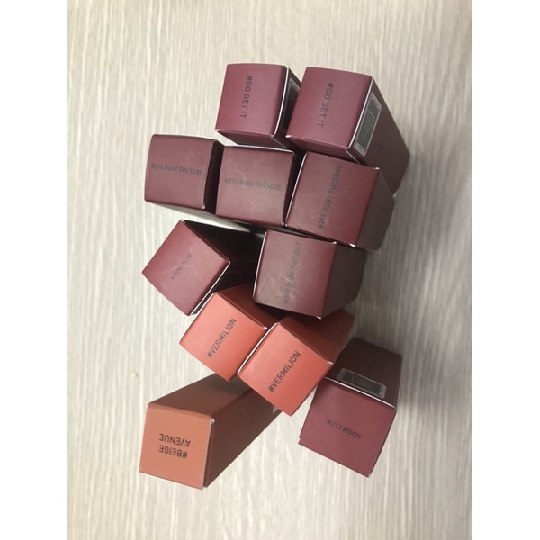 Son 3CE Slim Velvet Lip Color màu Go get it, Vermilion
