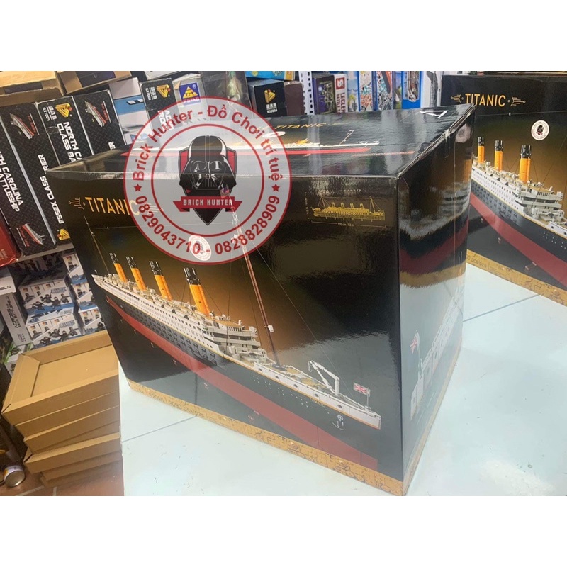 King 99023 Titanic RMS bộ đồ chơi lắp ráp mô hình con tàu huyền thoại với kích thước khủng 9090 chi tiết