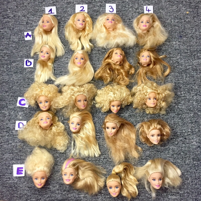 B7B-HEAD BÚP BÊ BARBIE MATTEL