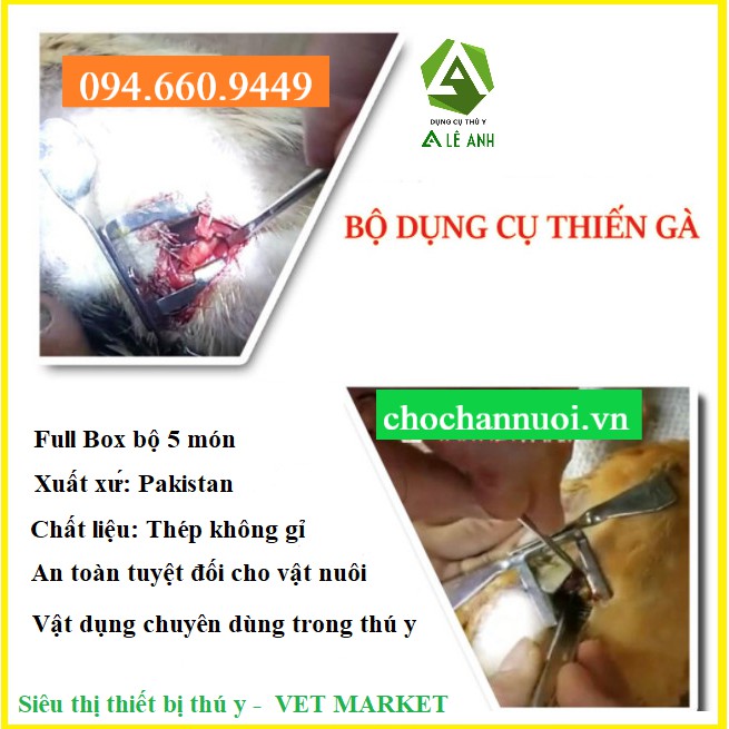 Bộ dụng cụ thiến gà