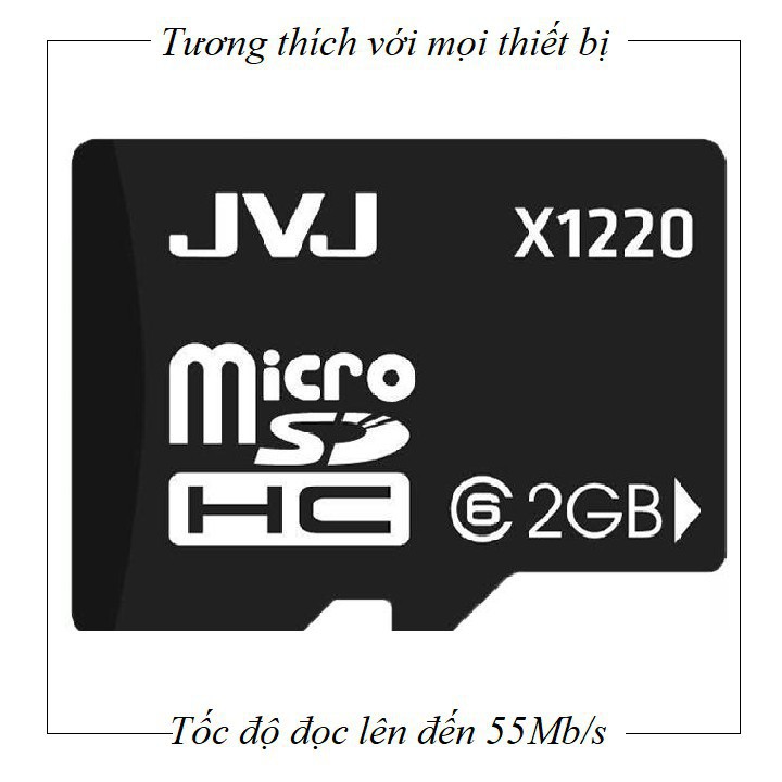 AO Thẻ nhớ 2G JVJ C10 tốc độ cao microSDHC 5 25