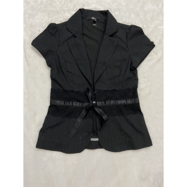 (N350)Áo vest tay ngắn phối ren buộc eo Nino..maxx (Size S, M ,L ,XL) - Thanh lý vnxk