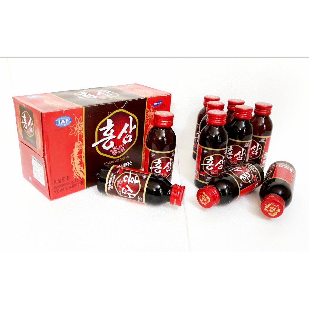 Nước Hồng Sâm, Đông Trùng Hàn Quốc 100ml