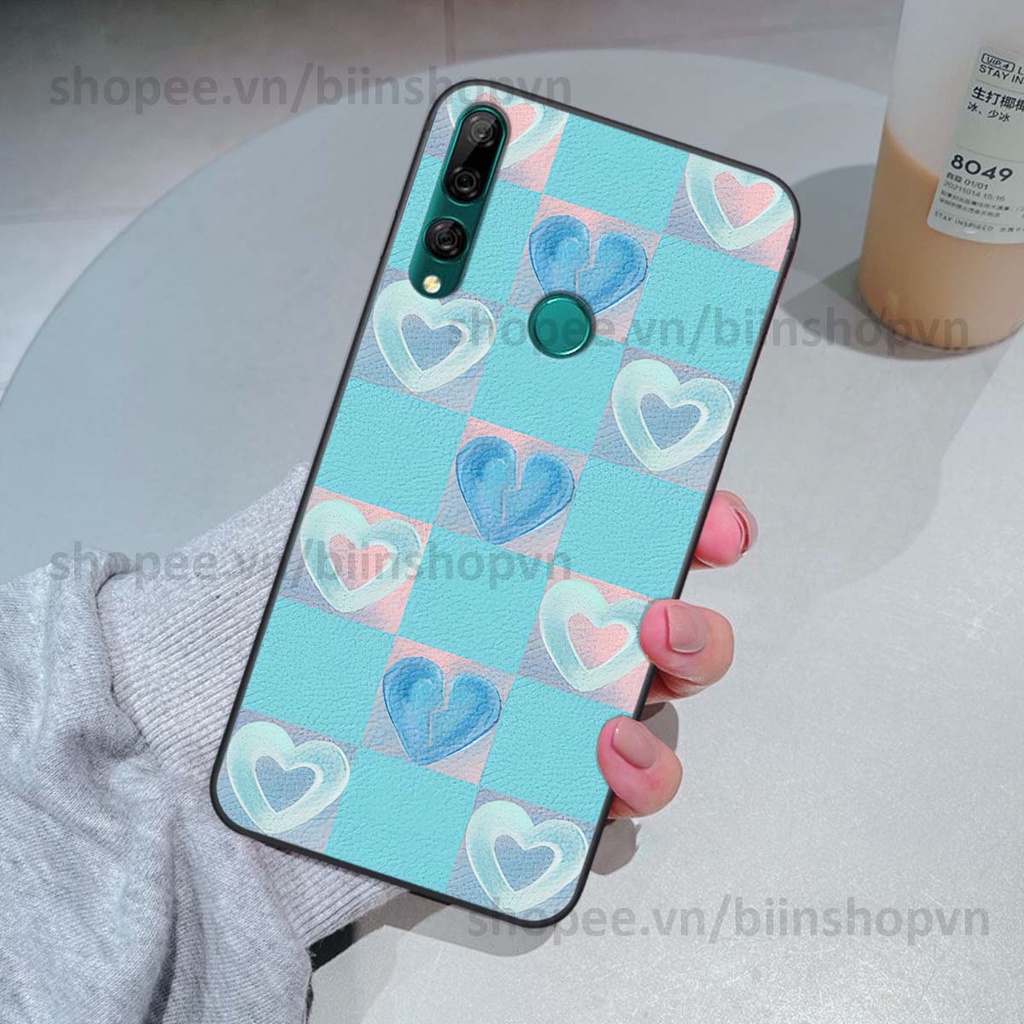 Ốp Huawei Y9 2019 / Y9 Prime 2019 caro trái tim nhiều màu sắc, đầy cá tính, khẳng định phong cách
