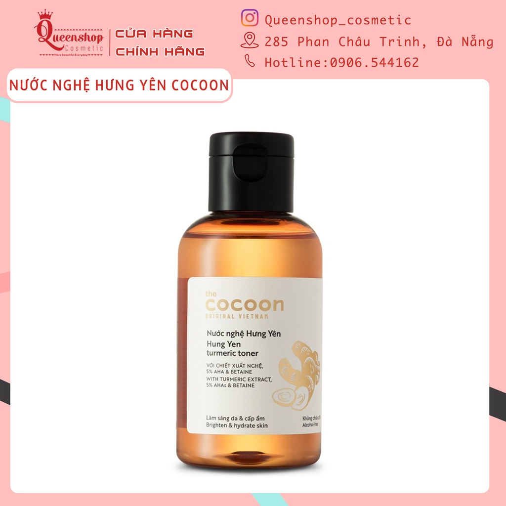 Toner nước nghệ Hưng Yên cocoon 140ml